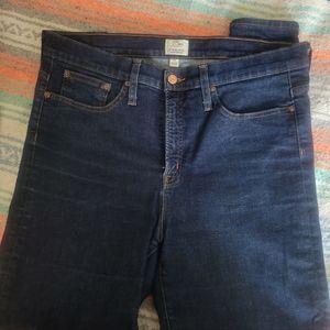 J. Crew Size 33 9" mid-rise toothpick jean